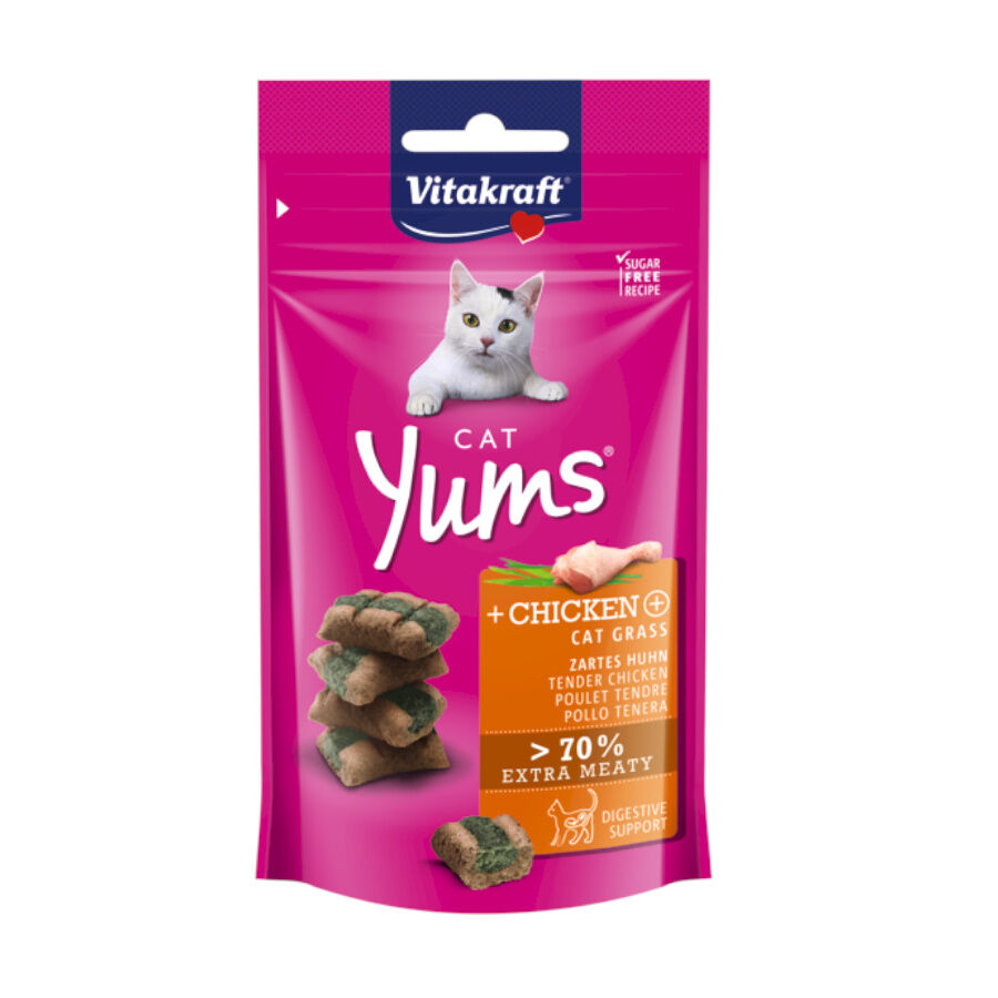 40 g Vitakraft Biscoitos Cat Yums Frango, , large Imagem n&uacute;mero 1