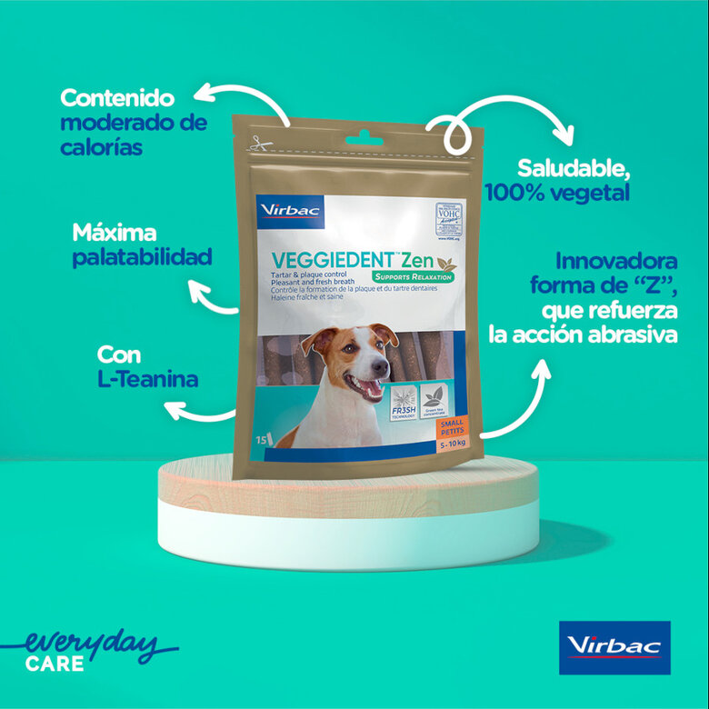 15 sticks Virbac Láminas Veggiedent Zen XS para cães,  Imagem número 4 15 sticks Virbac Láminas Veggiedent Zen XS para cães, , large Imagem número 4