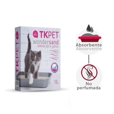 TK-Pet Litter Wondersand Areia Natural para gatos