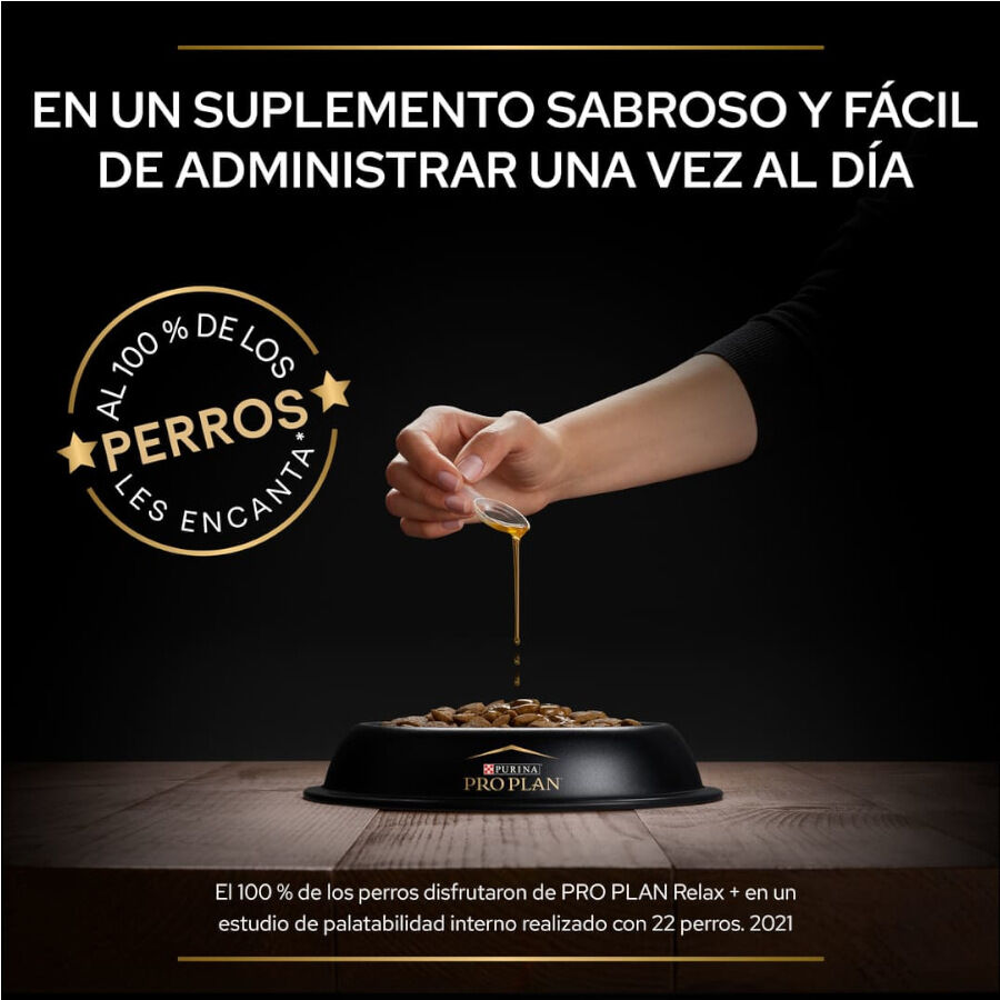 250 ml Pro Plan Relax + Suplemento Em &Oacute;leo para c&atilde;es, , large Imagem n&uacute;mero 4