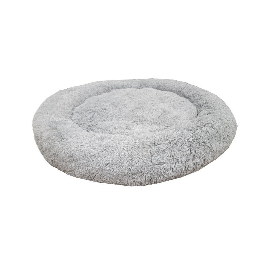Leeby Cama Donut Anti Stress XXL Cinzenta para pessoas e c&atilde;es, , large Imagem n&uacute;mero 2