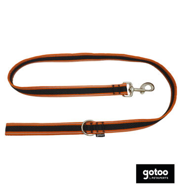 Gotoo Trela mesh laranja refletora para cães