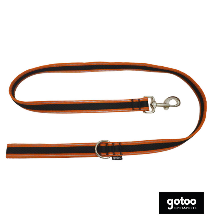 Gotoo Trela mesh laranja refletora para cães,  Imagem número 2 Gotoo Trela mesh laranja refletora para cães, , large Imagem número 2