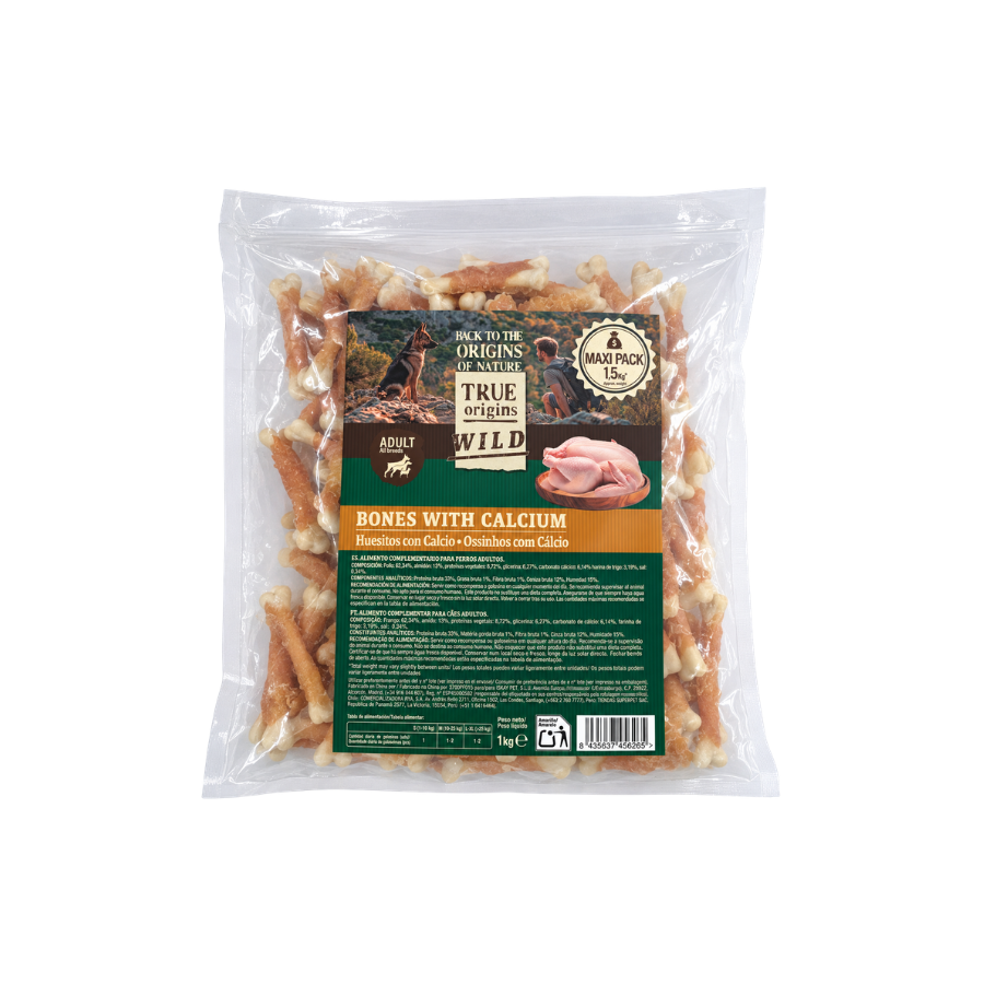 1.5 kg True Origins Wild Ossinhos com C&aacute;lcio Snack para c&atilde;es, , large Imagem n&uacute;mero 1