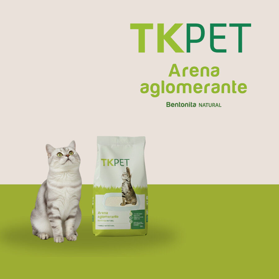 10 L TK-Pet Areia Aglomerante de Bentonite Natural para gatos, , large Imagem n&uacute;mero 5