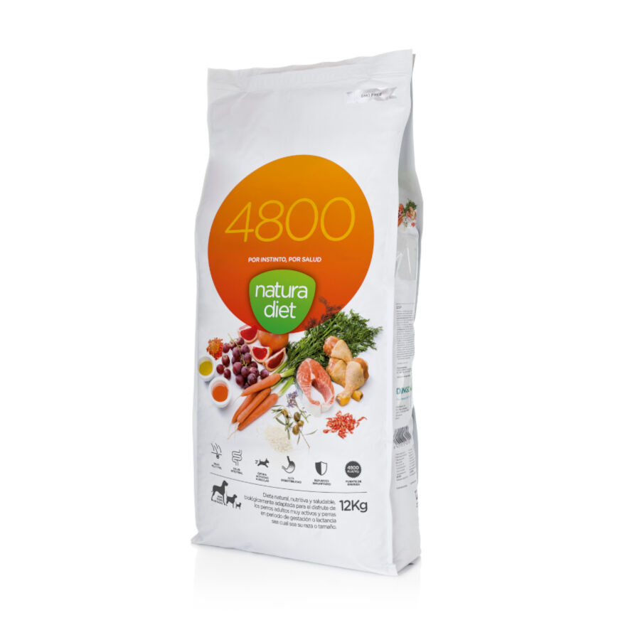 Natura Diet 4800 pienso para perros activos Imagem n&uacute;mero 1
