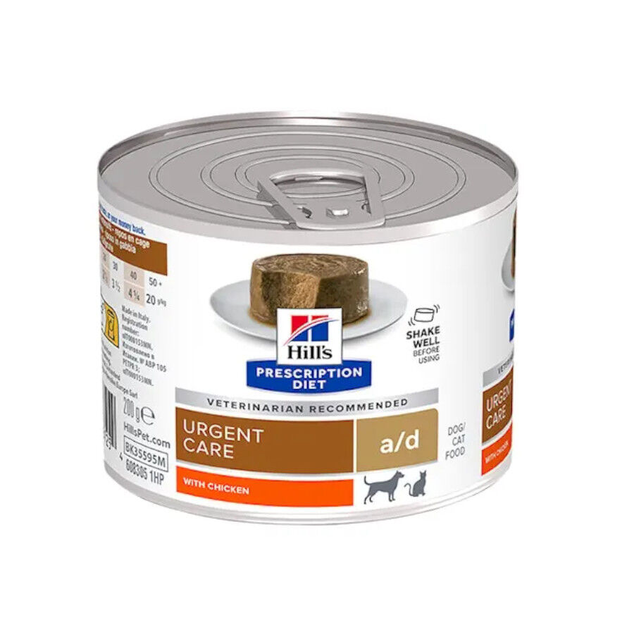 200 g Hill's Prescription Diet Urgent Care a/d Mousse de Frango lata para c&atilde;es e gatos, , large Imagem n&uacute;mero 1
