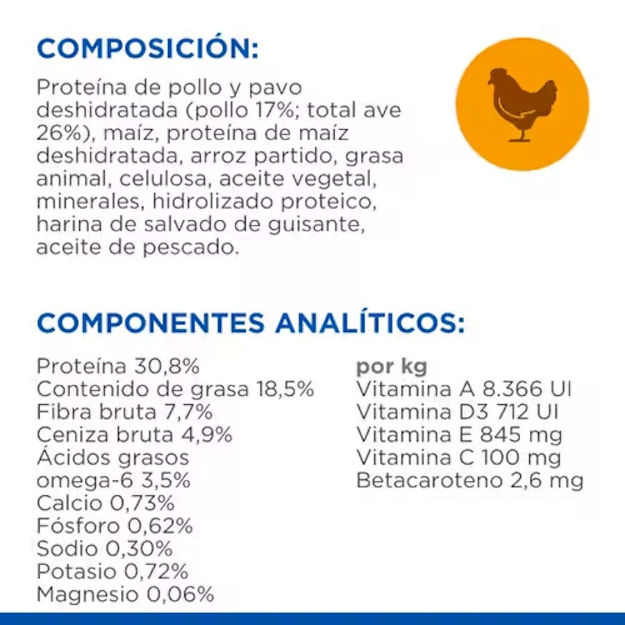 7 kg Hill's Science Plan Adult Hairball & Perfect Coat Ra&ccedil;&atilde;o de frango para gatos, , large Imagem n&uacute;mero 5