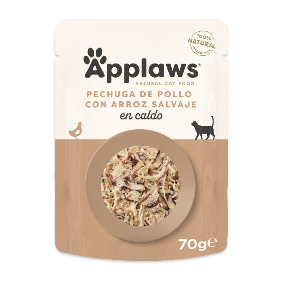 70 g Applaws de frango e arroz sach&ecirc; para gatos, , large Imagem n&uacute;mero 1