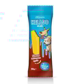 2&Snacks Gelado de Banana Split para cães 