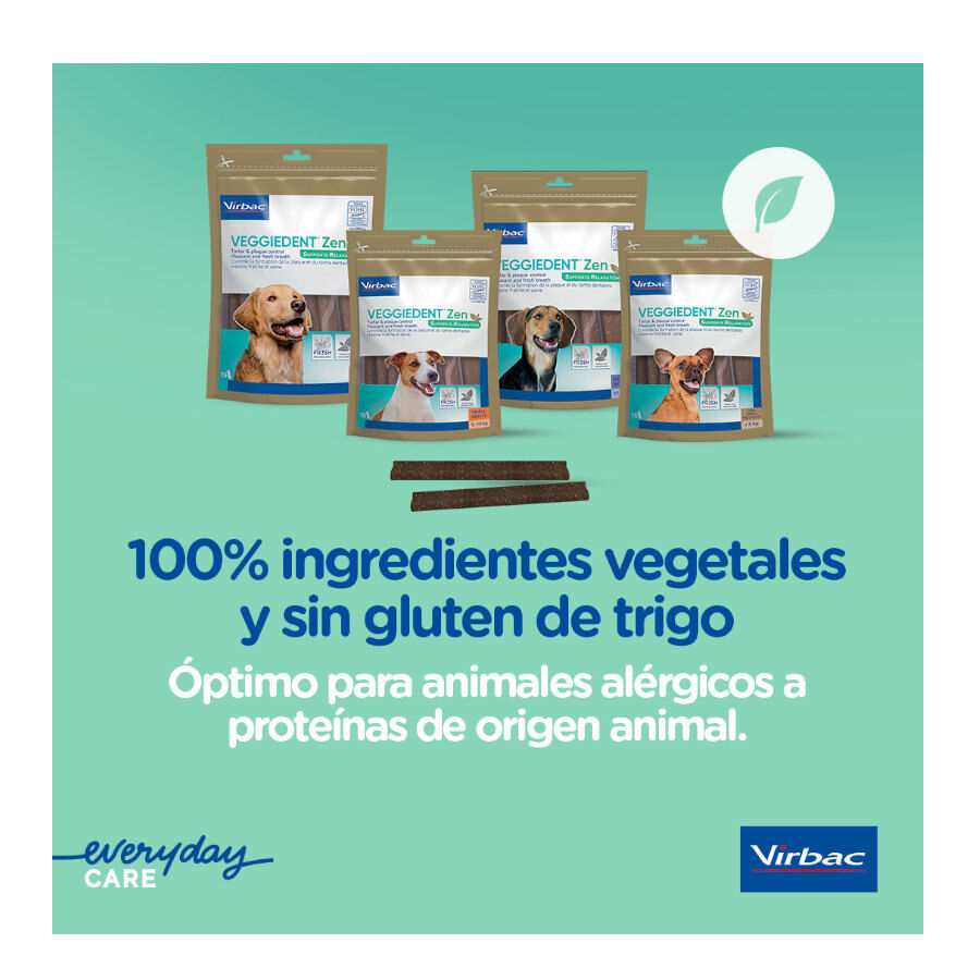 15 sticks Virbac L&aacute;minas Veggiedent Zen S para c&atilde;es, , large Imagem n&uacute;mero 12