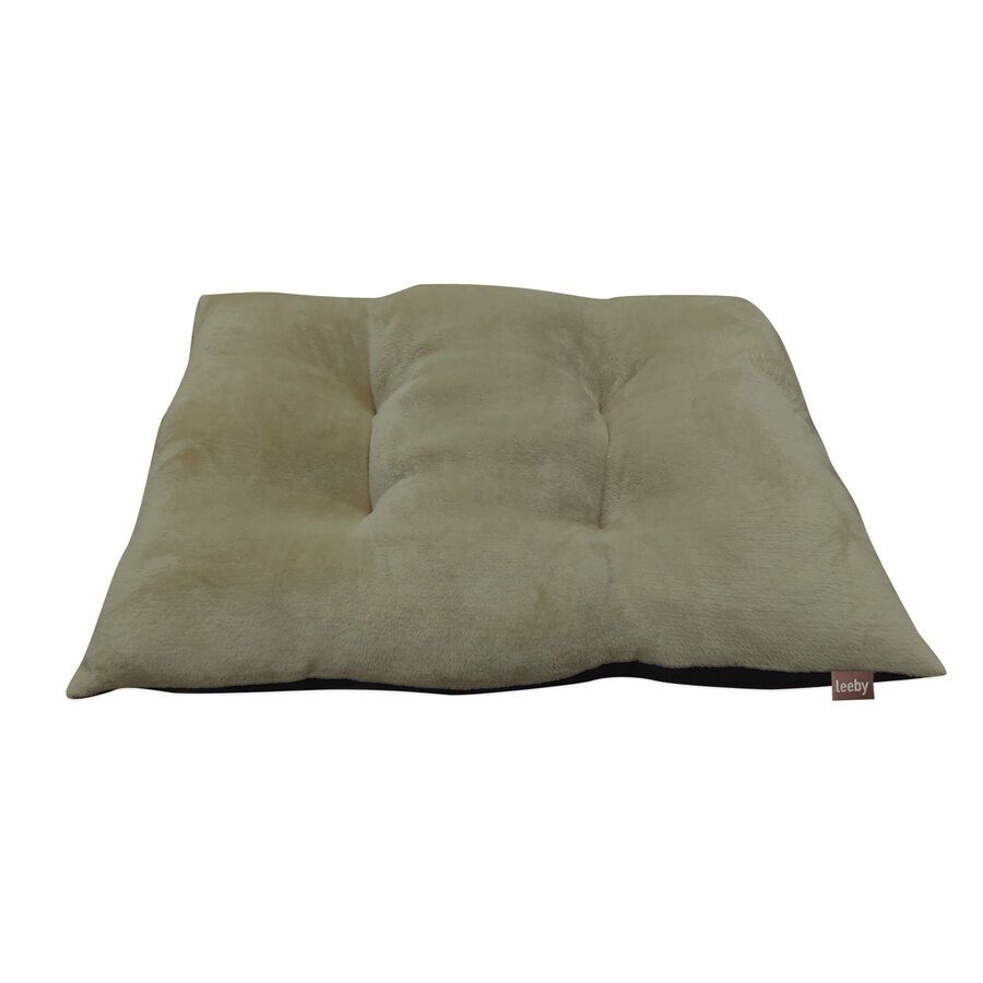 Leeby Almofada Acolchoada de Veludo Verde para c&atilde;es, , large Imagem n&uacute;mero 1