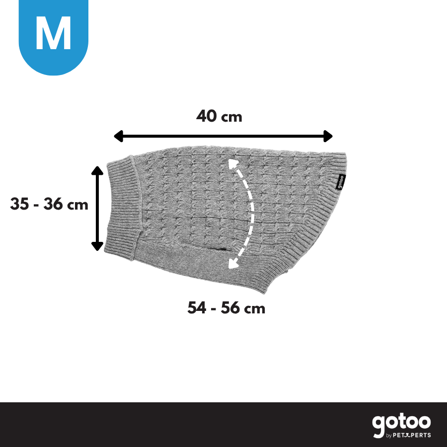 Gotoo Camisola de Malha Cinzenta para c&atilde;es, , large Imagem n&uacute;mero 4