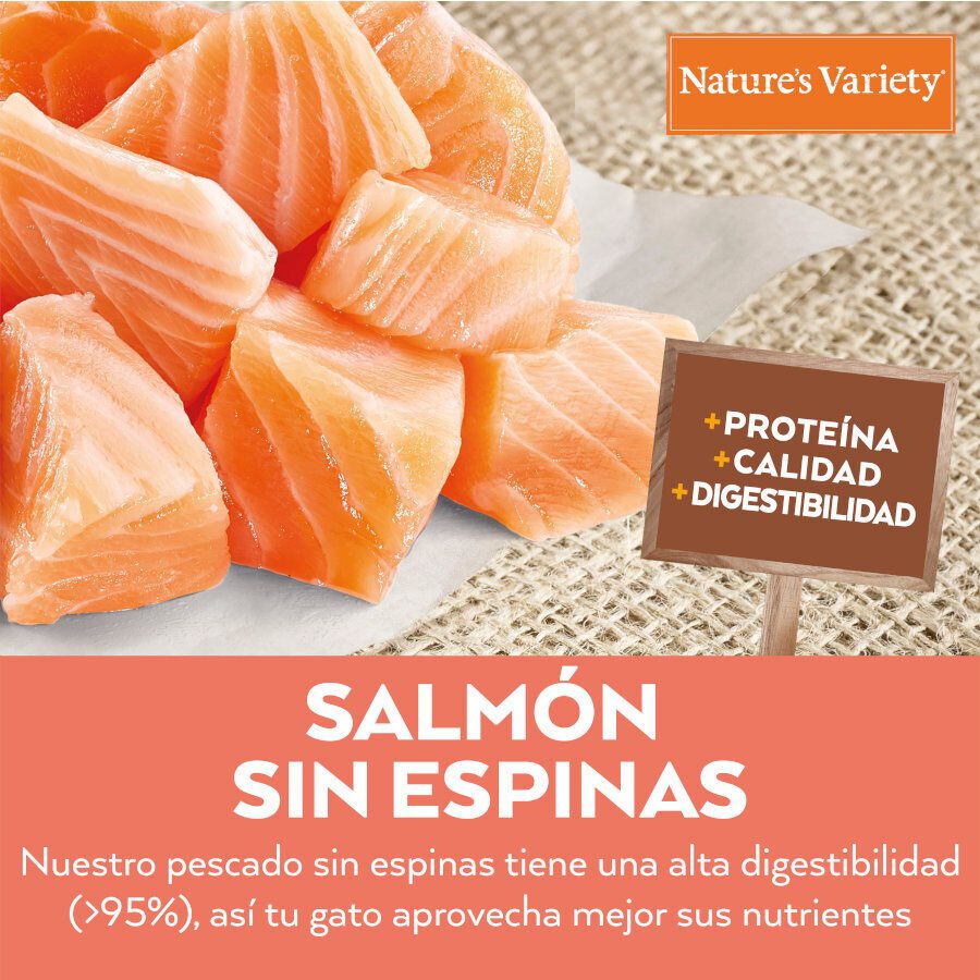 7 kg Nature's Variety Original Adult Sterilised Salm&atilde;o ra&ccedil;&atilde;o para gatos, , large Imagem n&uacute;mero 3
