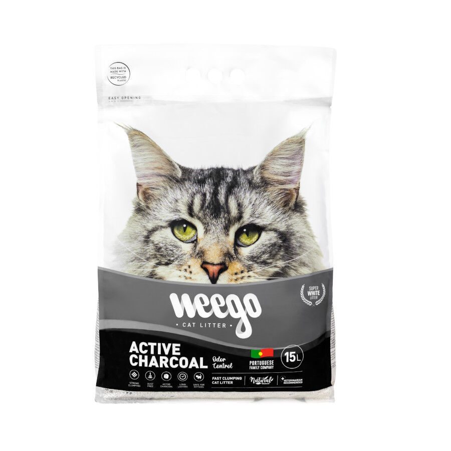 Weego Active Charcoal Areia aglomerante para gatos, , large Imagem n&uacute;mero 1