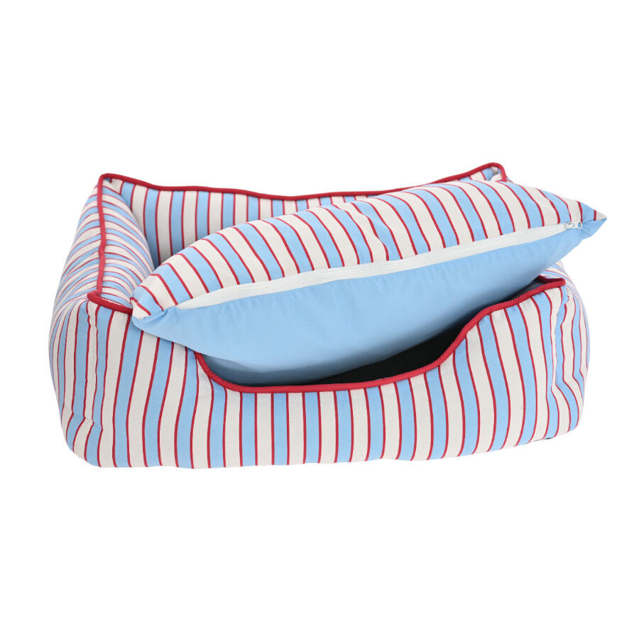 Leeby Cama riscas largas para c&atilde;es, , large Imagem n&uacute;mero 2