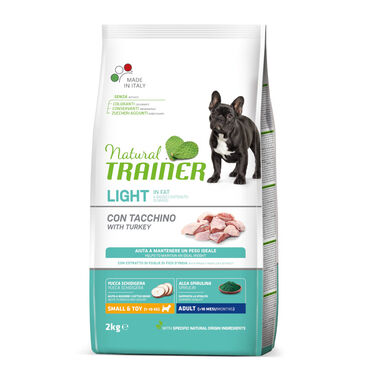 Natural Trainer Adult Small&Toy Ideal Weight Carne ração para cães