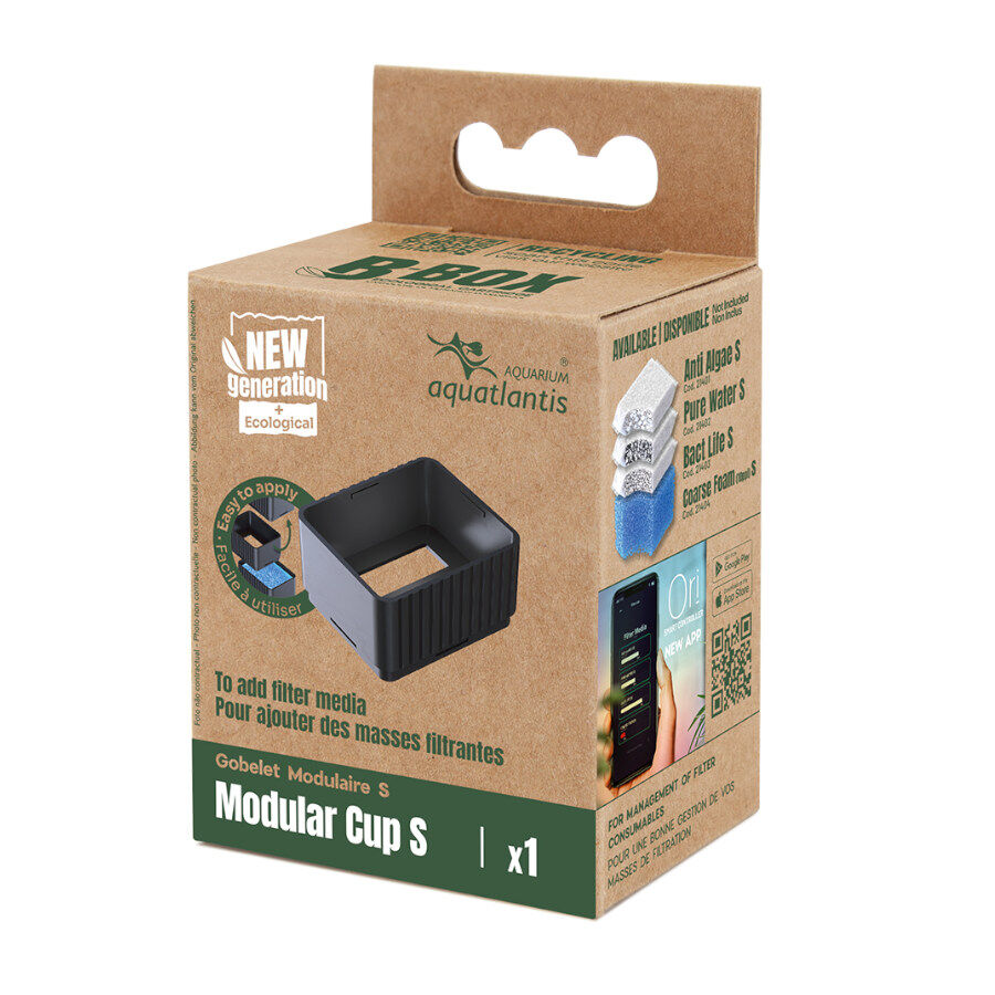 Aquatlantis B-Box Copo Modular S de Substitui&ccedil;&atilde;o para Filtros de Aqu&aacute;rio, , large Imagem n&uacute;mero 1