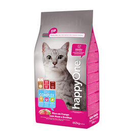 happyOne Ração de atum e frango para gatos