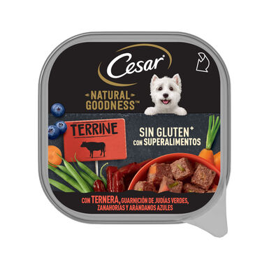 Cesar Natural Goodness Beef banheira para cães