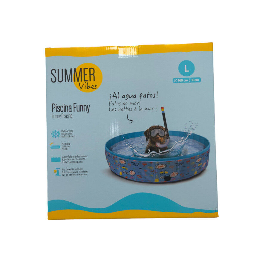 Summer Vibes Pool Funny Dolce Vita Piscina para c&atilde;es, , large Imagem n&uacute;mero 5