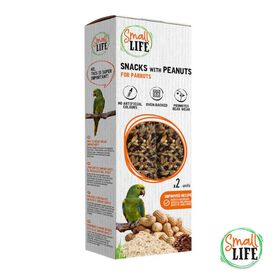 Small Life Barritas Snack com Amendoins para papagaios