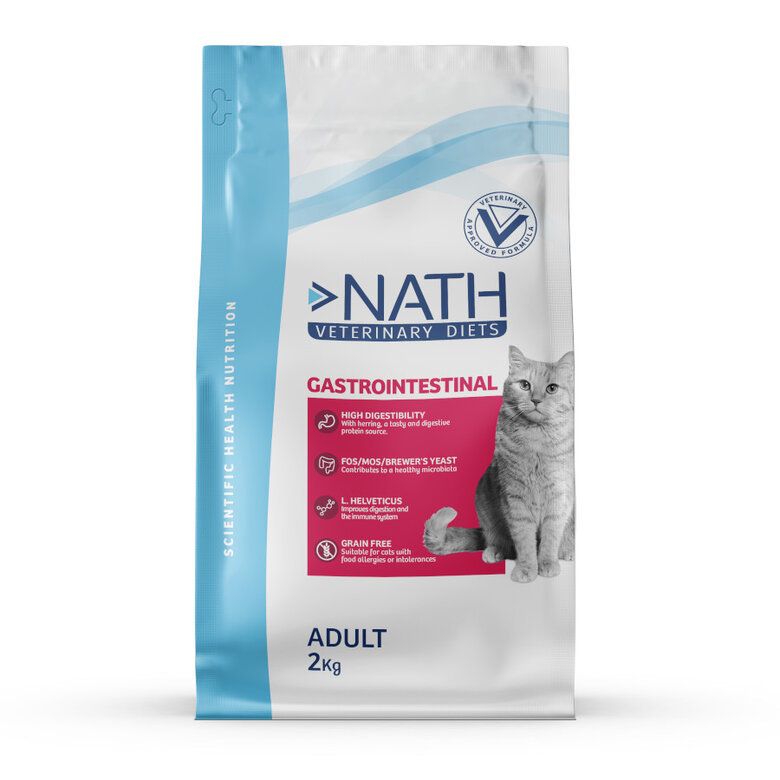 Nath Veterinary Diets Gastrointestinal Adult Ração para gatos, , large image number null