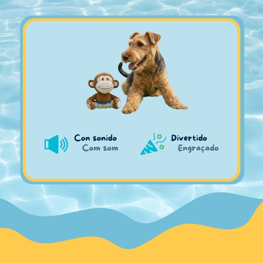 Summer Vibes Dolce Vita Monkey Peluche para c&atilde;es, , large Imagem n&uacute;mero 3