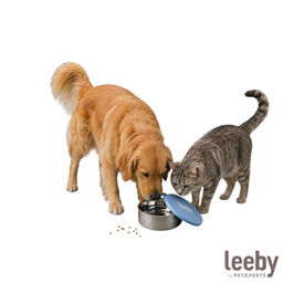 Leeby Tampa para Comedouro Azul para c&atilde;es e gatos