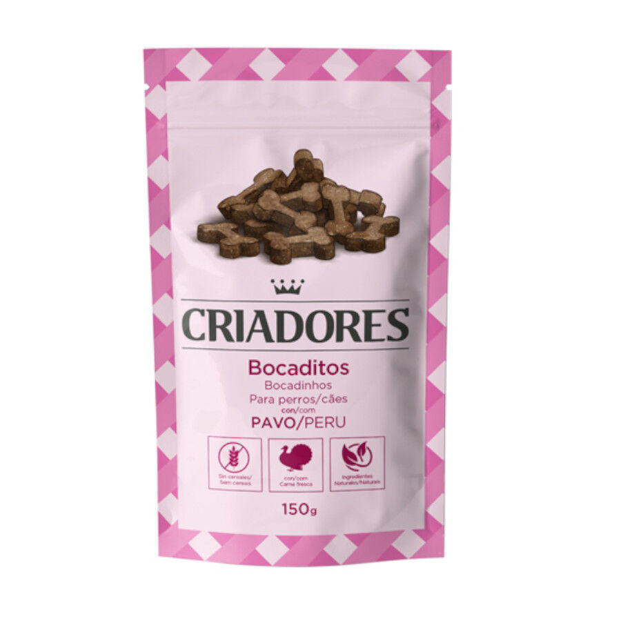 150 g Criadores snacks de peru para c&atilde;es, , large Imagem n&uacute;mero 1