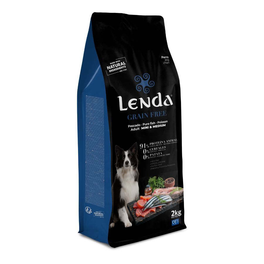 2 Kg Lenda Grain Free Ra&ccedil;&atilde;o de Peixe e Krill para c&atilde;es, , large Imagem n&uacute;mero 1