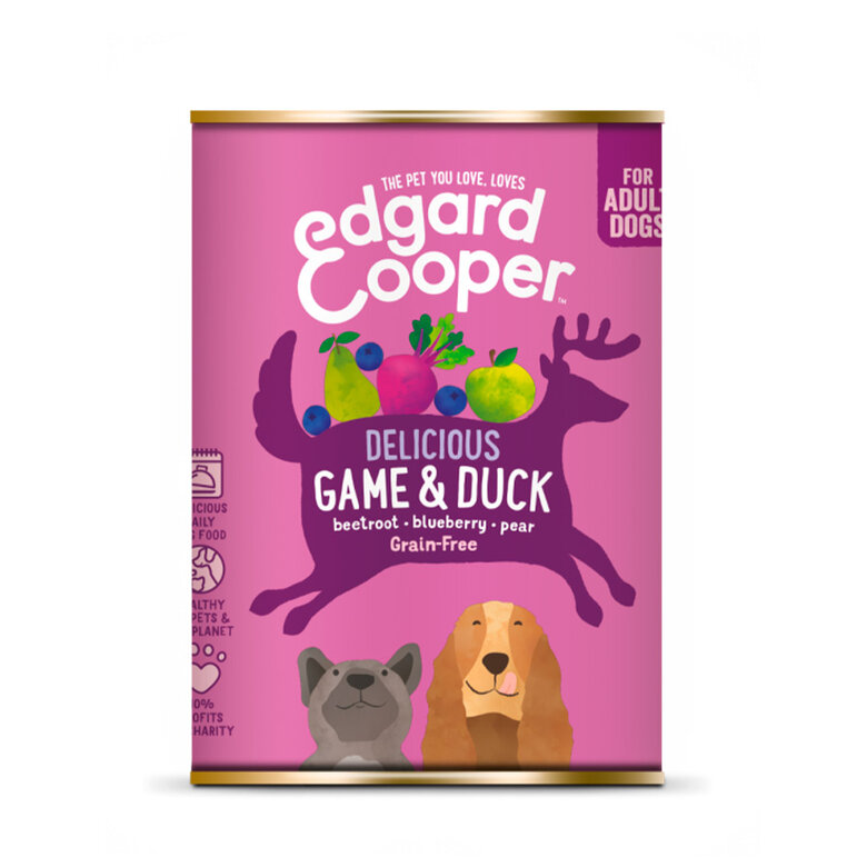 400 g Edgard y Cooper Grain Free vitela e cordeiro lata para cães,  Imagem número 1 400 g Edgard y Cooper Grain Free vitela e cordeiro lata para cães, , large Imagem número 1