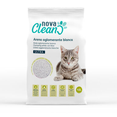 Nova Clean Ultra Natural Areia Aglomerante para gatos 