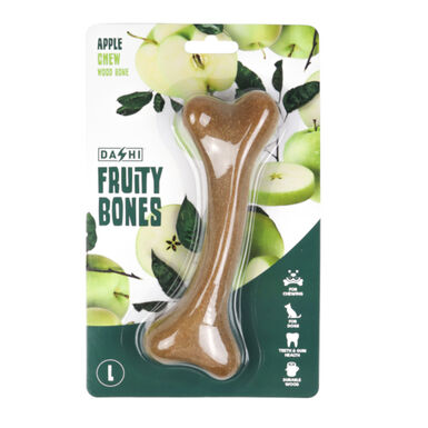 Dashi Fruity Bone Mastigador de osso de maçã para cães