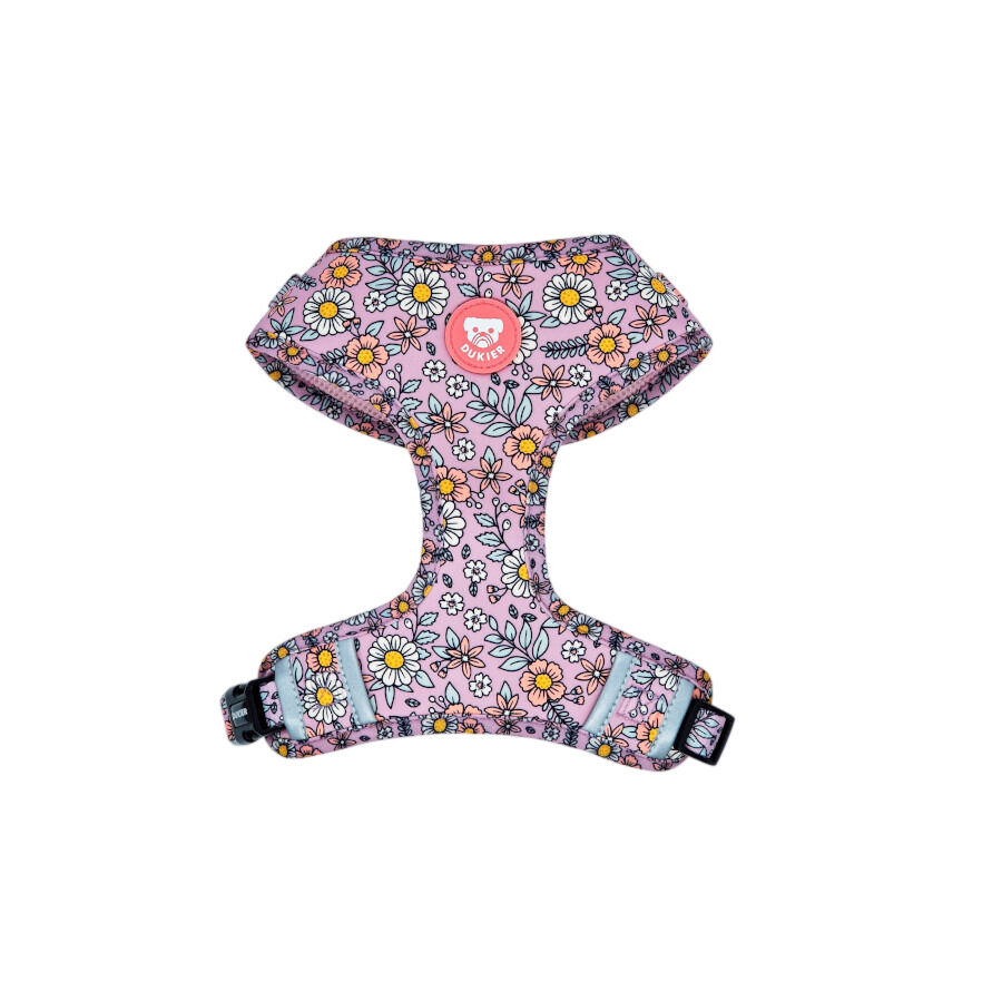 Dukier Flower Power Peitoral ajust&aacute;vel para c&atilde;es , , large Imagem n&uacute;mero 1