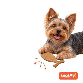 Tootoy! Chew Mordedor Osso de Salm&atilde;o para c&atilde;es