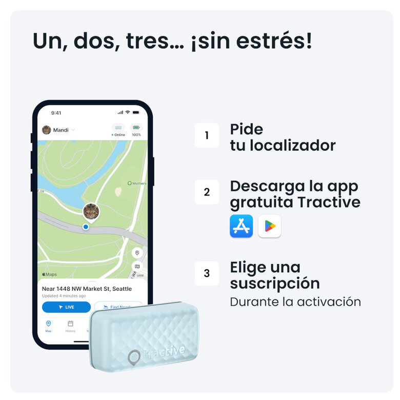 Tractive Cat Mini GPS Tracker Mint para gatos,  Imagem número 11 Tractive Cat Mini GPS Tracker Mint para gatos, , large Imagem número 11