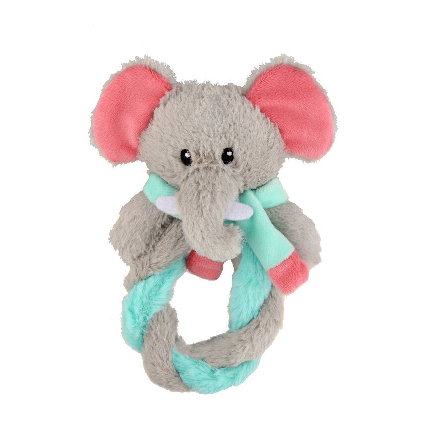 Tootoy! Puppy Elephant Ring Cuddler peluche para cachorros, , large Imagem n&uacute;mero 2