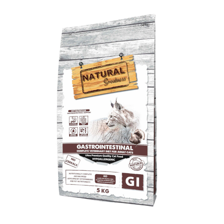 Natural Greatness Gastrointestinal Ra&ccedil;&atilde;o Hipoalerg&eacute;nica para gatos, , large Imagem n&uacute;mero 1