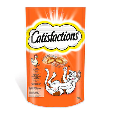 Catisfactions Snacks de Gato de Frango