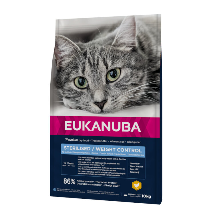 Eukanuba Sterilised Weight Control ração para gatos, , large image number null