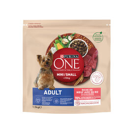 Purina One Mini Adult Bifensis Boi ração para cães