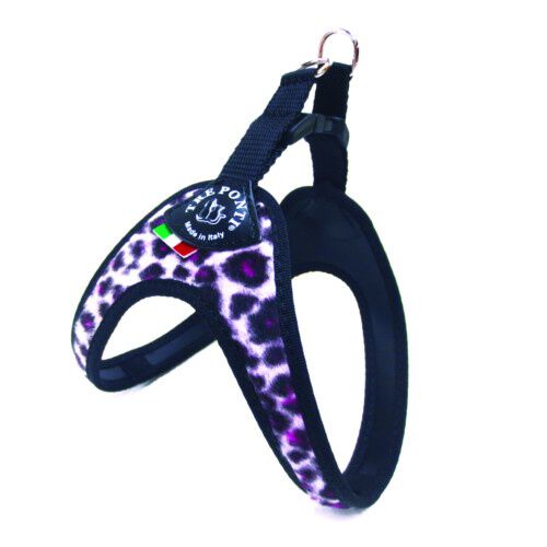 Camon Peitoral com estampado de leopardo rosa para c&atilde;es de porte pequeno, , large Imagem n&uacute;mero 1