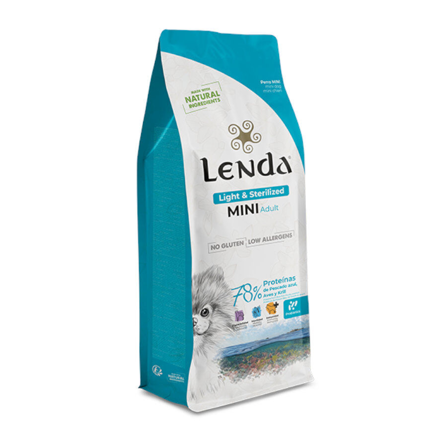 2 kg Lenda Mini Light & Sterilized ra&ccedil;&atilde;o para c&atilde;es, , large Imagem n&uacute;mero 1