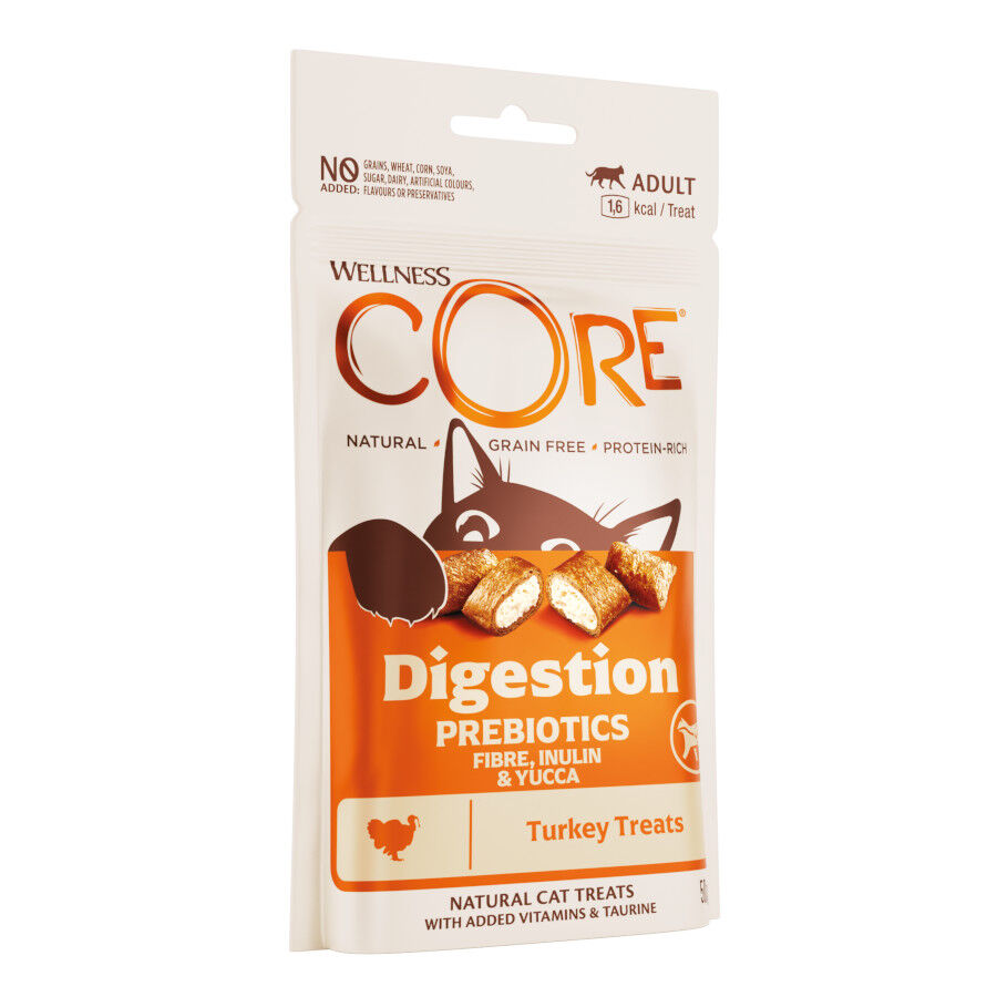 50 g Wellness Core Snacks digestivos pavo para gatos, , large Imagem n&uacute;mero 2