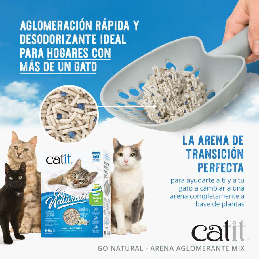 Catit Go Natura! Areia aglomerante com aroma a baunilha para gatos, , large Imagem n&uacute;mero 3
