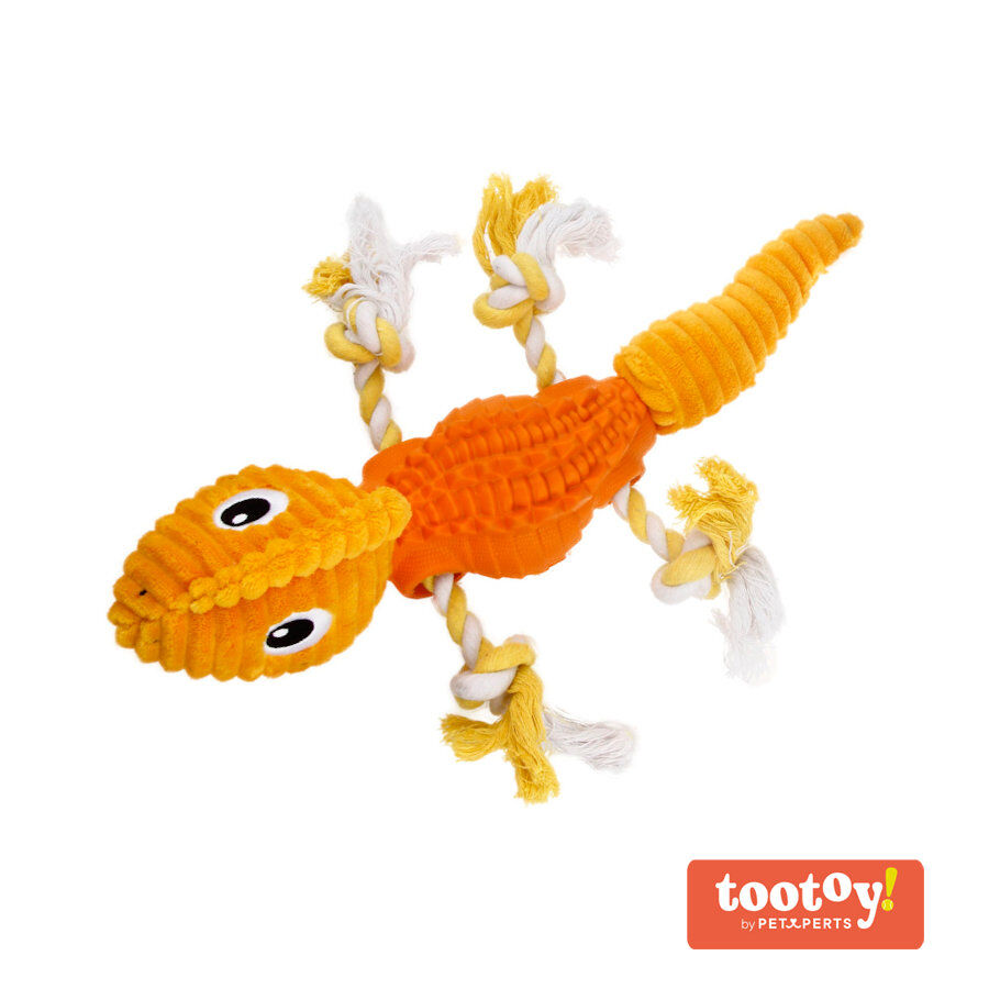 Tootoy! Stretch Salamander Cuddler peluche dispensador de snacks para c&atilde;es, , large Imagem n&uacute;mero 1