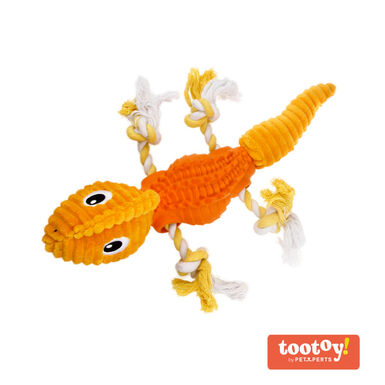 Tootoy! Stretch Salamander Cuddler peluche dispensador de snacks para cães
