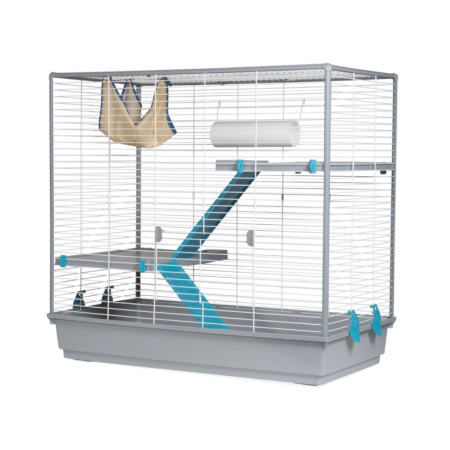 Voltreg&aacute; jaula grande 3 plantas para hurones Imagem n&uacute;mero 1