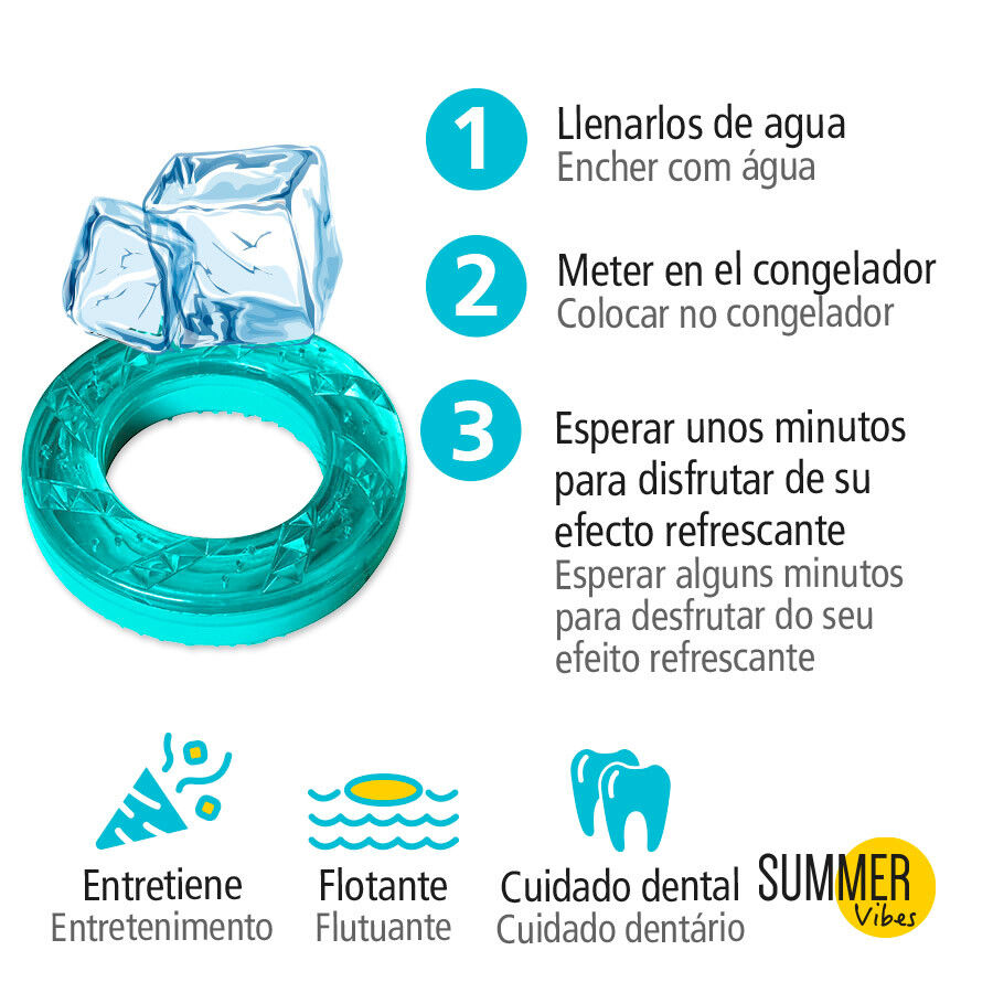 Summer Vibes Mordedor redondo frio para c&atilde;es, , large Imagem n&uacute;mero 3